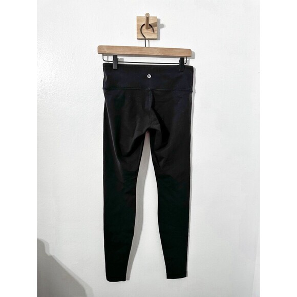 Lululemon Women's Wunder Under Black Legging Pant 30” Inseam Medium Activewear - Picture 2 of 6